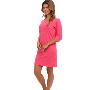 Lilly Pulitzer Coral Above Knee Short Casual Dress